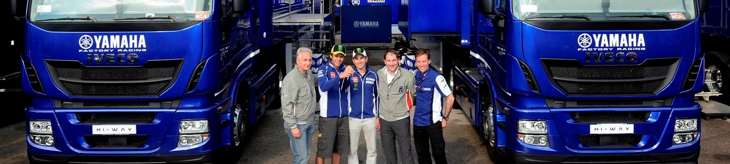 On the occasion of the 2013 MotoGP, the premier motorcycle racing world championship, Iveco has supplied a total of 20 new Stralis Hi-Way trucks to both Dorna Sports, the championship’s Spanish organiser, and to the competing Yamaha Factory Racing Team. 